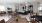 a clubroom with tables and chairs