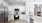 a kitchen with white cabinets